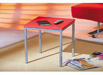 Table d'appoint design rouge ALLY
