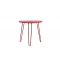 Table d'appoint design rouge LAKEA