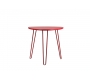 Table d'appoint design rouge LAKEA