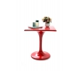 Table d'appoint design rouge LUNA