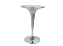 Table de bar design argent ronde John