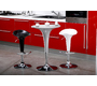 Table de bar design argent ronde John