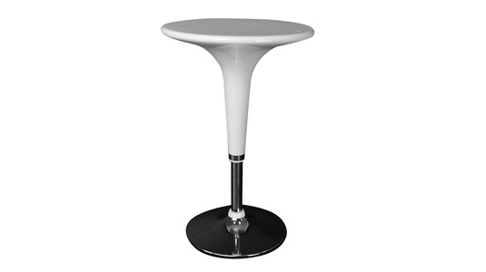 Table de bar / mange debout John en ABS coloris blanc image 1