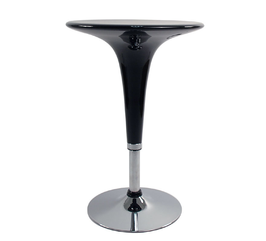 Table de bar / mange debout JOHN en ABS coloris noir image 1