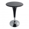 Table de bar noire design ronde John