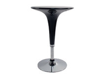 Table de bar noire design ronde John