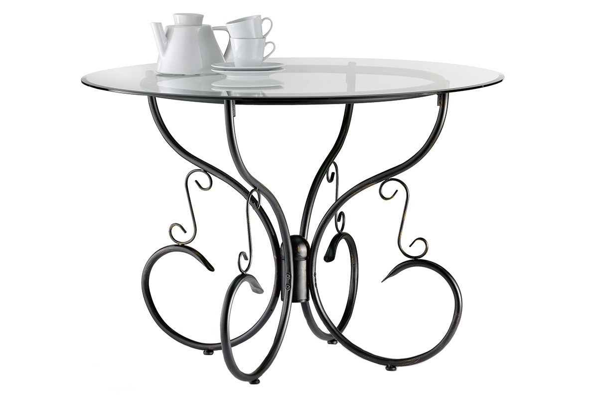 Table en verre ronde FLORENCE