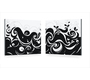 Tableau contemporain Vagues (lot de 2)