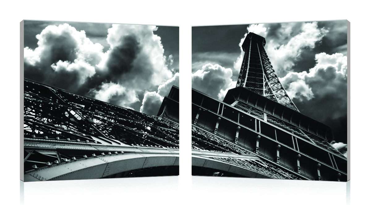 Tableau moderne Paris (lot de 2)