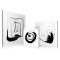 Tableaux design GRAPHIC (lot de 3)