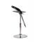 Tabouret de bar / cuisine ajustable GLOSS SHINY - coloris noir