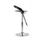 Tabouret de bar / cuisine ajustable GLOSS SHINY - coloris noir