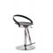 Tabouret de bar / cuisine ajustable GLOSS SHINY - coloris noir