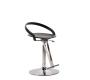Tabouret de bar / cuisine ajustable GLOSS SHINY - coloris noir