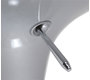 Tabouret de bar / cuisine argent design �UF (lot de 2)