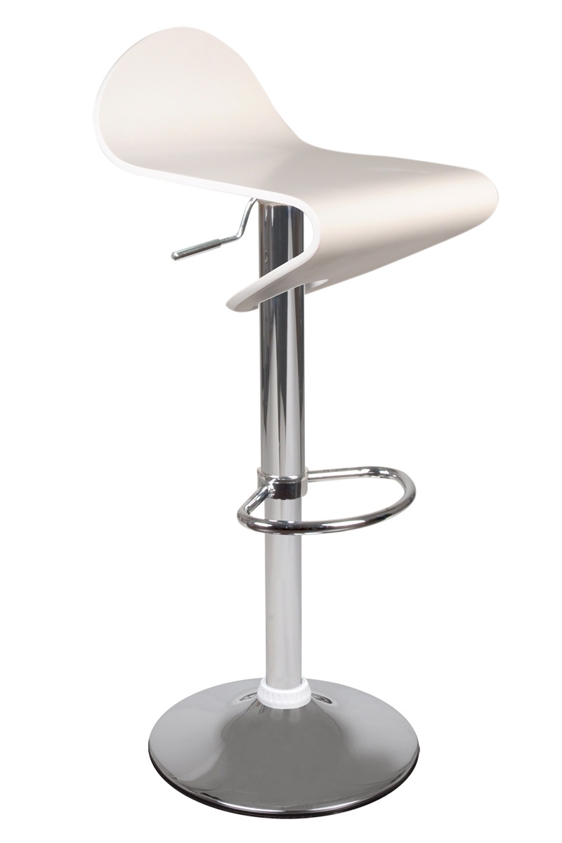 Tabouret en bois blanc NEW CELESTE
