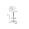 Tabouret de bar / cuisine blanc contemporain NEPTUNE