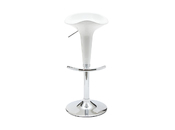 Tabouret de bar / cuisine blanc design GALAXY (lot de 2)