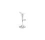 Tabouret de bar / cuisine blanc design GALAXY (lot de 2)