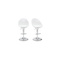 Tabouret de bar / cuisine blanc design �UF (lot de 2)