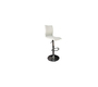 Tabouret de bar / cuisine blanc moderne SURF ALTO (lot de 2)