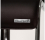 Tabouret de bar / cuisine chocolat design ANDROMEDE (lot de 2)