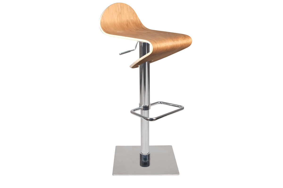 Tabouret de bar / cuisine design bois NEW CELESTE