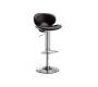 Tabouret de bar / cuisine design chocolat MERCURY