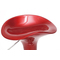 Tabouret de bar / cuisine design lie de vin GALAXY (lot de 2)