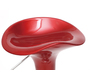 Tabouret de bar / cuisine design lie de vin GALAXY (lot de 2)