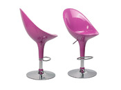 Tabouret de bar / cuisine design rose �UF (lot de 2)