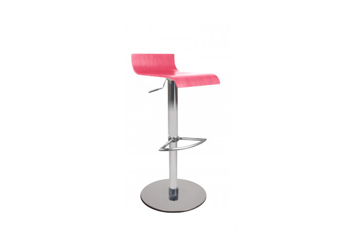 Tabouret rose en bois SURF PINK LADY