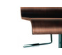 Tabouret de bar / cuisine en bois weng&eacute; SURF v2 