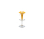Tabouret de bar / cuisine jaune design GALAXY (lot de 2)
