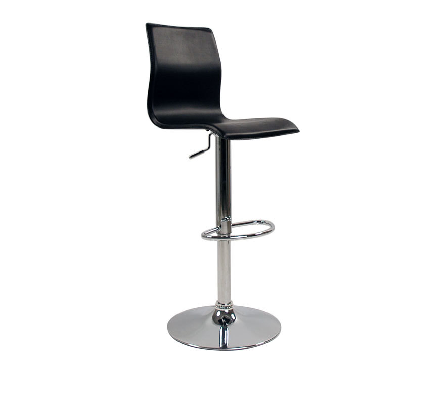 Tabouret de bar / cuisine lounge SURF ALTO noir image 1