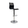 Tabouret de bar / cuisine lounge SURF ALTO noir image pub1