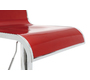 Tabouret de bar / cuisine moderne lie de vin WAVES (lot de 2)