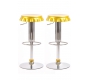Tabouret de bar / cuisine NEW CAPSULE ajustables  - coloris or