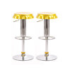 Tabouret de bar / cuisine NEW CAPSULE ajustables  - coloris or image pub1