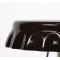 Tabouret de bar / cuisine noir CAPSULE (lot de 2)
