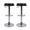 Tabouret de bar / cuisine noir CAPSULE (lot de 2)