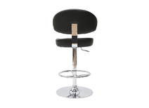 Tabouret de bar / cuisine noir contemporain NEPTUNE