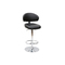 Tabouret de bar / cuisine noir contemporain NEPTUNE