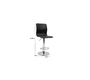 Tabouret de bar / cuisine noir moderne SURF ALTO (Lot de 2)