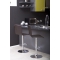 Tabouret de bar / cuisine noir moderne SURF ALTO