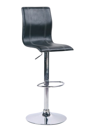 Tabouret de bar / cuisine noir moderne SURF ALTO V2