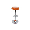Tabouret de bar / cuisine orange CAPSULE (lot de 2)
