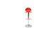 Tabouret de bar / cuisine ORION rouge transparent image 1
