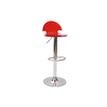 Tabouret de bar / cuisine ORION rouge transparent image pub1