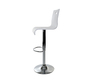 Tabouret de bar / cuisine plexiglas blanc Saturne (Lot de 2)